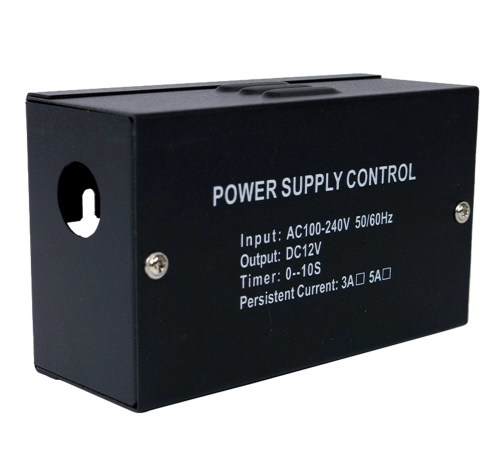Zasilacz systemów kontroli dostępu z napięciem DC12V i prądem 5A z regulacją czasową SecureEntry-PS30-5A
