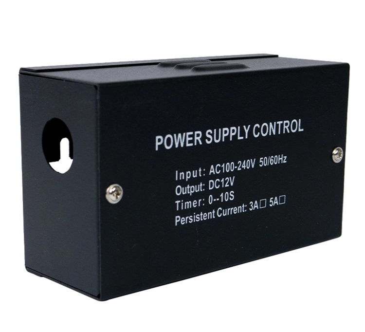 Zasilacz systemów kontroli dostępu z napięciem DC12V i prądem 5A z regulacją czasową SecureEntry-PS30-5A