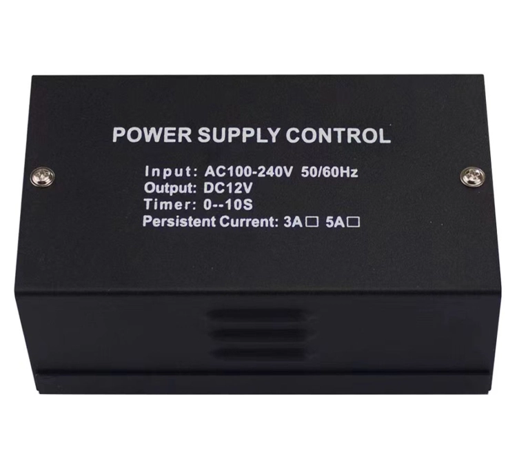 Zasilacz systemów kontroli dostępu z napięciem DC12V i prądem 5A z regulacją czasową SecureEntry-PS30-5A