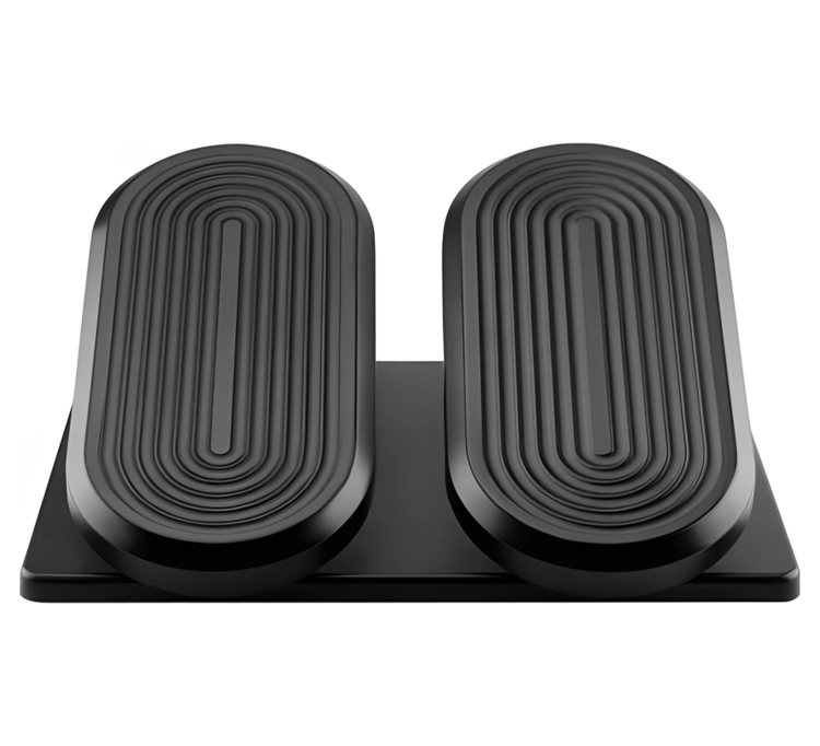 Podnóżek pod biurko ze stepperem i regulacją nachylenia, ergonomiczny FeetFleet-12B