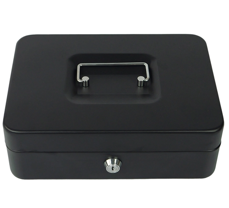 Kasetka na monety i banknoty zamykana na klucz, metalowa HD-CB25-5