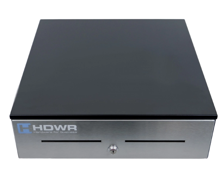 Szuflada na pieniądze do kasy  fiskalnej, po 8 przegród na banknoty i monety securePRO-415S