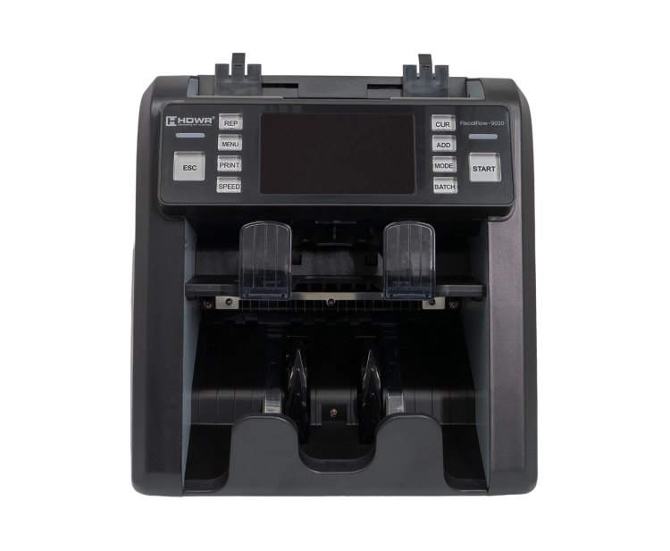 Maszyna do liczenia pieniędzy, wielowalutowa z UV, IR, MG oraz podwójnym CIS FiscalFlow-9020