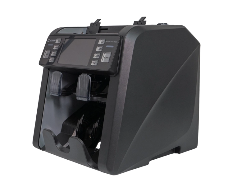 Liczarka do pieniędzy z rozpoznawaniem walut, wielowalutowa, wyposażona w detektror UV, MG, IR oraz dual CIS FiscalFlow-9020