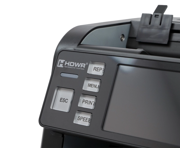 Liczarka banknotów z UV, IR, MG oraz 2x CIS, wielowalutowa, zaawansowana FiscalFlow-9020