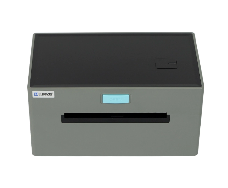 Zestaw drukarka etykiet OPrint-XA200, dyspenser na etykiety OPrint-LSB, skaner kodów QR HD2600A i etykiety termiczne samoprzylepne