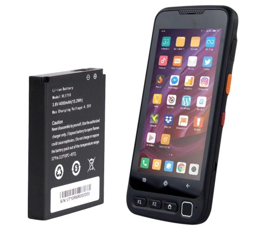 Terminal mobilny w zestawie z dodatkową baterią AndroSavvy-100G+BAT