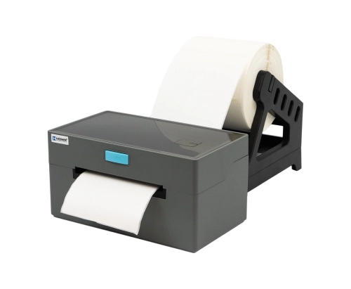 Zestaw drukarka termiczna OPrint-XA200, stojak na etykiety OPrint-LSB i etykiety termiczne