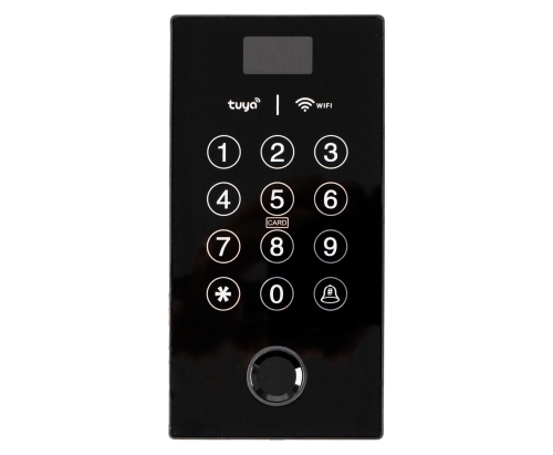Szyfrator do drzwi z ekranem i weryfikacją na odcisk palca, PIN, kartę RFID 13,56 mHz, WIFI SecureEntry-AC200S