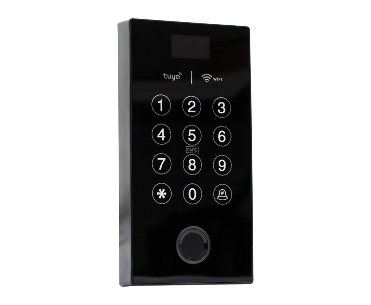 Czytnik kontroli dostępu na kartę RFID 13,56 mHz, odcisk palca i PIN, ekran LCD, komuniakcja WIFI SecureEntry-AC200S