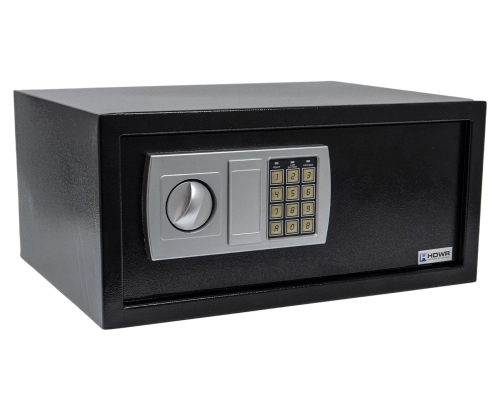 Sejf na klucze z kodem PIN do pieniędzy i dokumentów, zamek elektroniczny i mechaniczny SecureBox-40