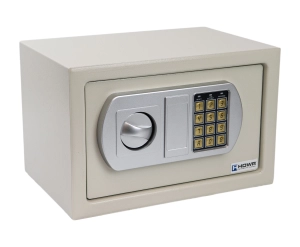 Maly sejf z elektronicznym zamkiem i kluczem awaryjnym SecureBox 30
