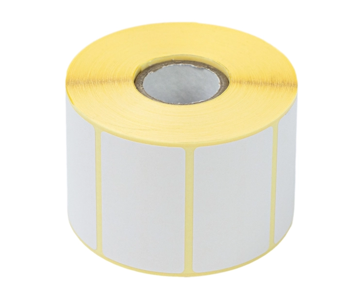 Etykiety EZD samoprzylepne termotransferowe na rolce 1000 sztuk o wymiarach 50 x 30 mm