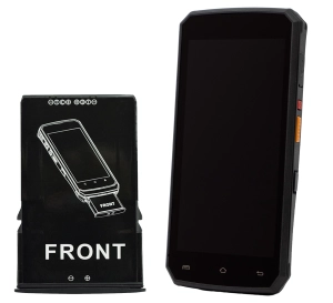 Przenosny terminal mobilny AndroSavvy 200 w zestawie z dodatkowa bateria