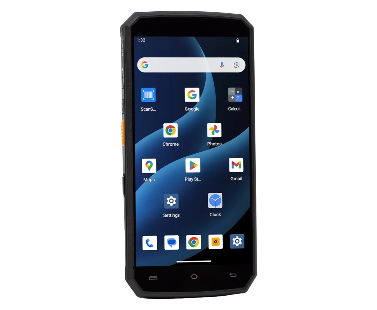 Terminal mobilny ze skanerem kodów QR, Androidem 15, WIFI, Bluetooth i dotykowym ekranem LCD AndroSavvy-200