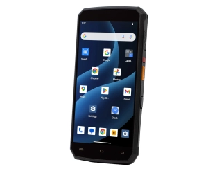 Terminal mobilny ze skanerem kodow QR%2C Androidem 15%2C WIFI%2C Bluetooth i dotykowym ekranem LCD AndroSavvy 200