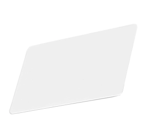 Karta dostepu RFID UNIQUE z czestotliwoscia 125 kHz%2C niezakodowana%2C w kolorze bialym z polyskiem HD RBC01