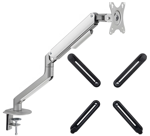 Ramię na monitor, uchwyt biurkowy, 17"-32" SolidHand-DS01 w zestawie z adapterem VESA 13" - 27" SolidHand-M01