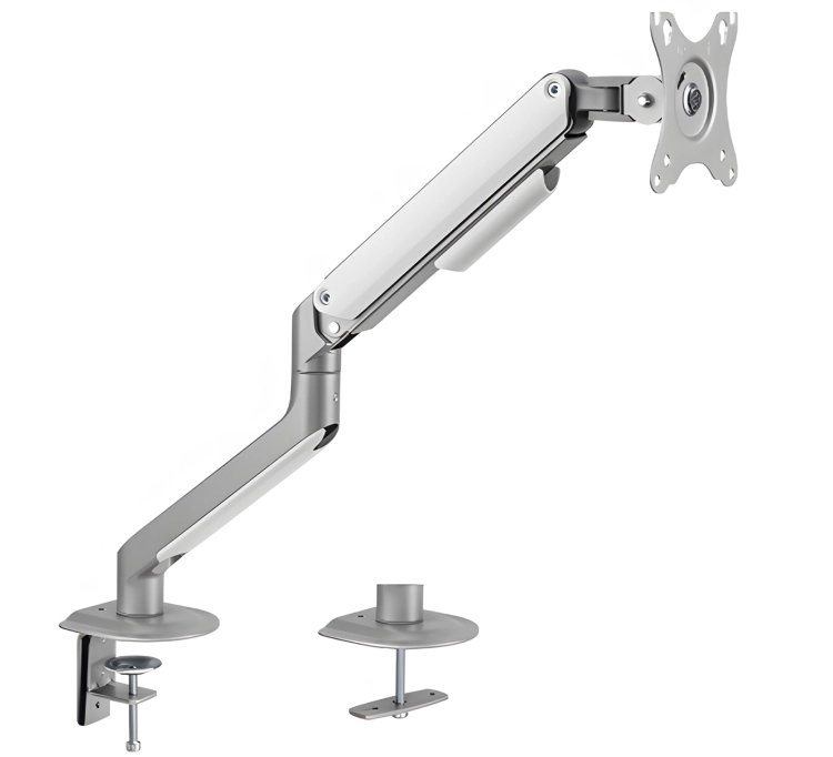 Ramię na monitor, uchwyt biurkowy, 17"-32" SolidHand-DS01 w zestawie z opaskami na przewody na rzep SolidHand-CM01T