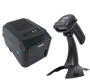Zestaw EZD RP Basic czytnik kodow 2D QR drukarka etykiet do elektronicznego zarzadzania dokumentacja