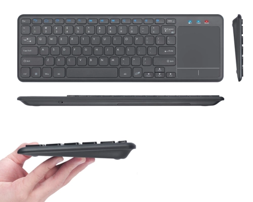 Bezprzewodowa, wygodna klawiatura z touchpadem typerCLAW BC130