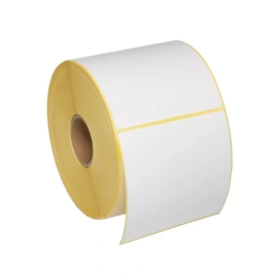 Etykiety termotransferowe, białe, druk termotransferowy